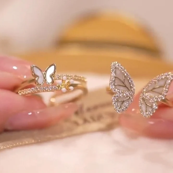 Elegance Personified: Flutter Twin Rings From Vivori